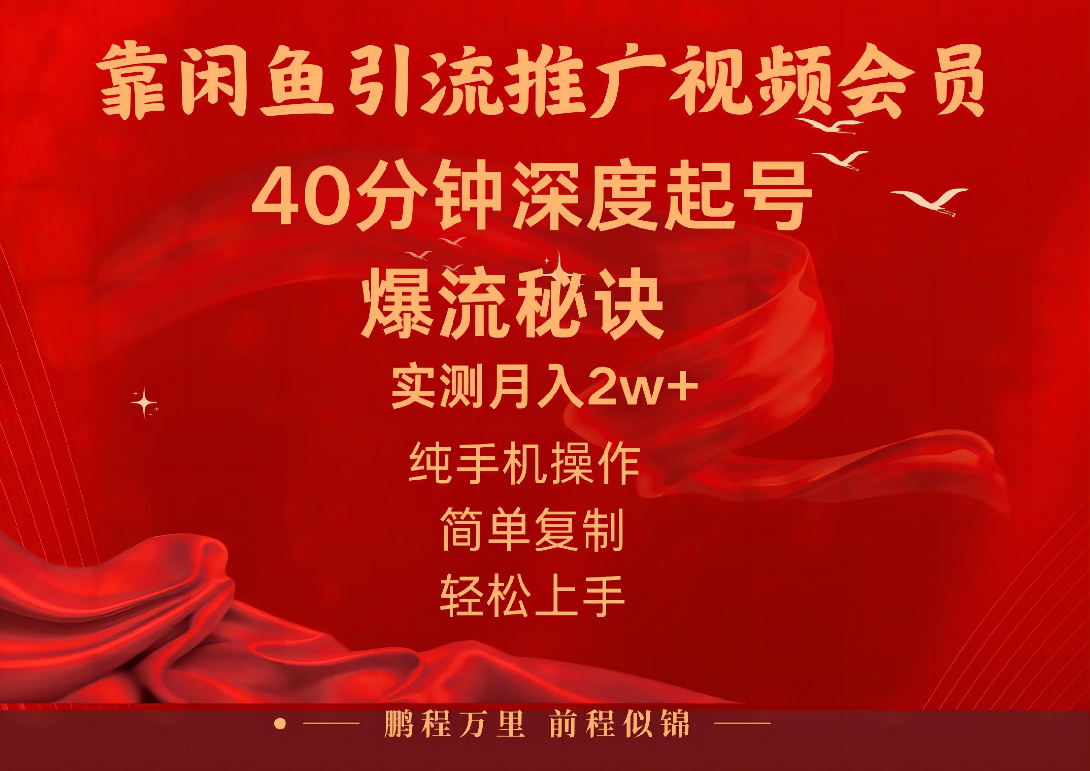 (6.5)闲鱼暴力引流推广视频会员，能做到日入2W+，操作简单